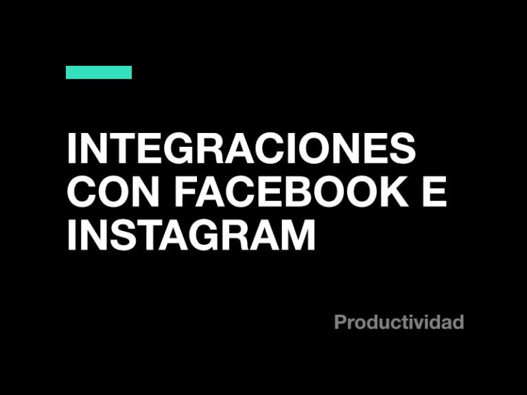 5 Integraciones con Facebook e Instagram
